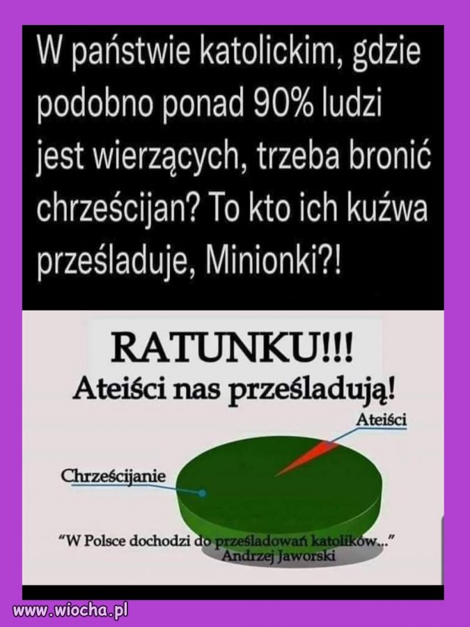 Krzyczą, że są prześladowani wtedy, kiedy nie pozwalamy im prześladować innych