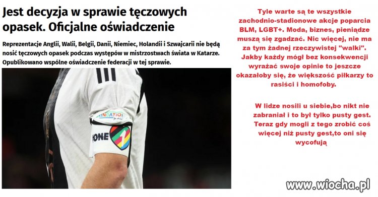 Czyli wspieramy LGBT wtedy, kiedy nic nam za to nie grozi.