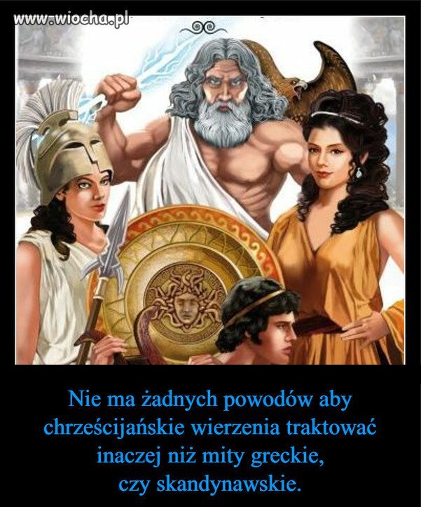 Mitologia grecka była dużo bardziej spójna.