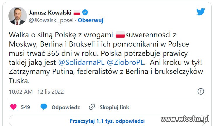 Trzeba jeszcze krzyknąć „weto albo śmierć”...