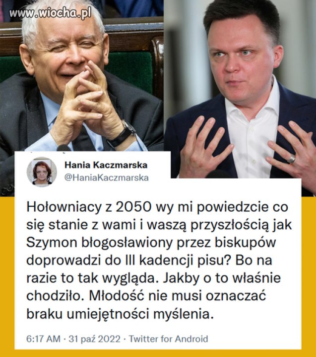 Hołowniacy pytanie jest