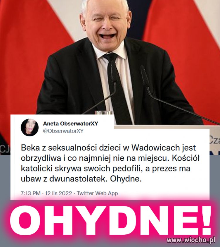 On nieprzypadkowo podjął temat dwunastolatek akurat w Wadowicach