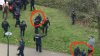 Wczorajsze zamaskowane twarze policjantów.