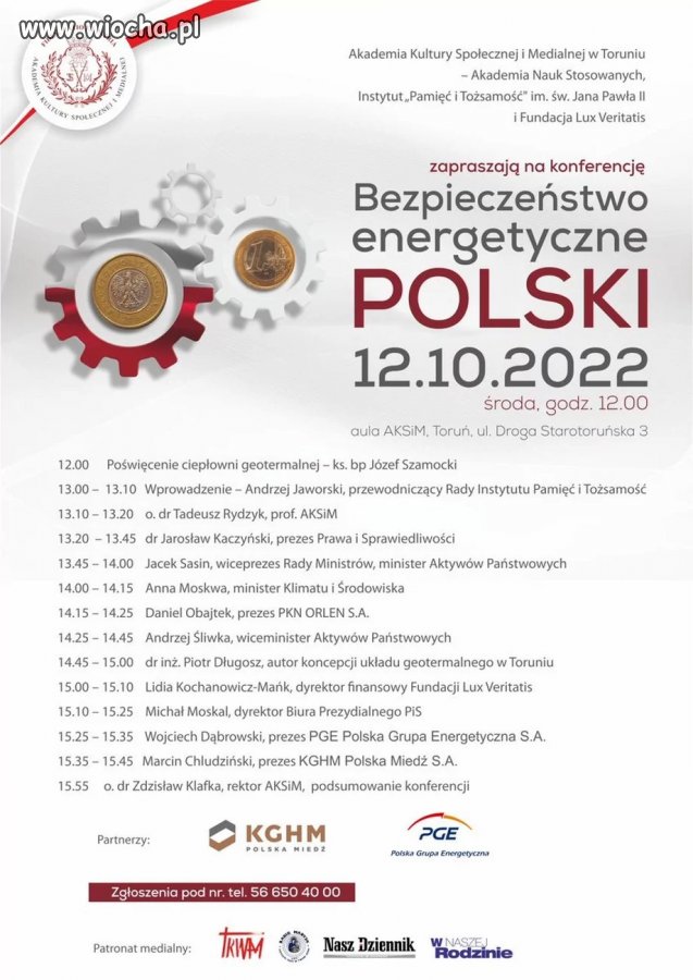 Impreza u Rydzyka w Toruniu