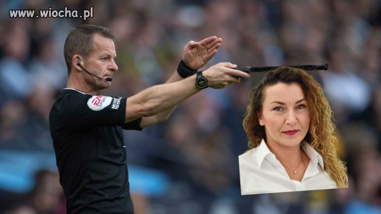 Sędzia wyciągnął chorągiewkę.