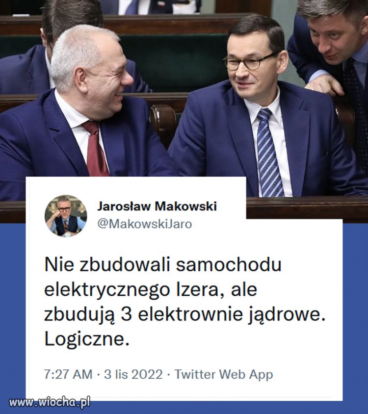 Grunt że zaraz zacznie działać centralny komitet od elektrowni jądrowych lub coś w tym rodzaju, tak jak prężnie działa już od ponad 2 lat komitet od CPK na którym