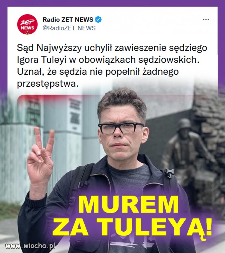 Igor Tuleya przywrócony do orzekania. ''Sędzia nie popełnił żadnego przestępstwa''