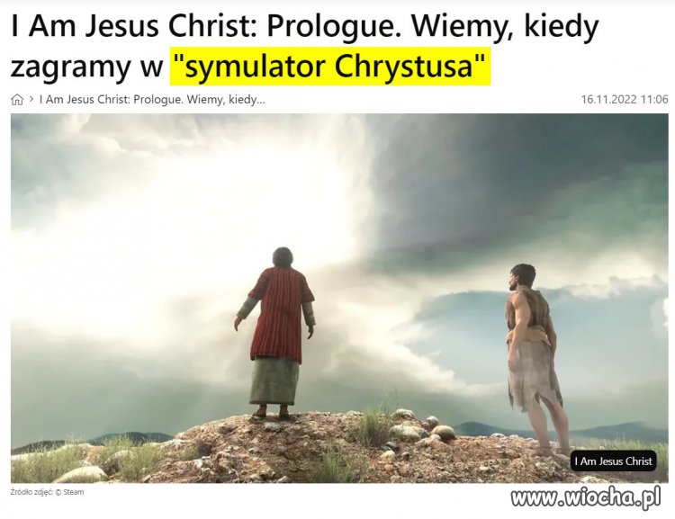 Symulator Jezusa Chrystusa - Premiera 1.12.22