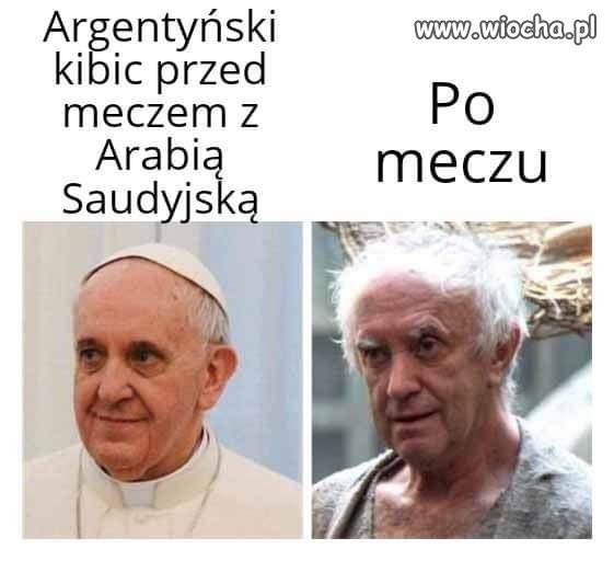 Mecz Argentyna -Arabia Saudyjska 
