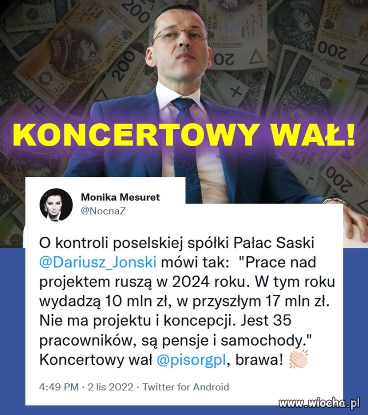 A przy okazji planują wyciąć połowę drzew w parku Saskim!