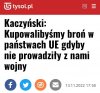 A więc mamy wojnę z całą UE! Czego nie rozumiecie?