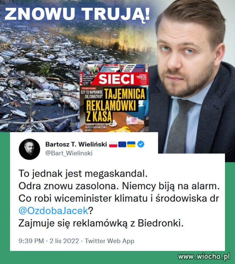 Pan Ozdoba robi to, co całe kierownictwo SP. Czyli g...