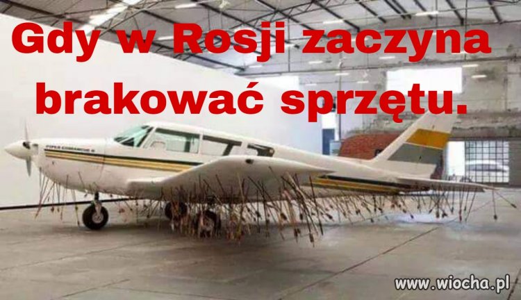 Gdy zaczyna brakować Rosji sprzętu. 