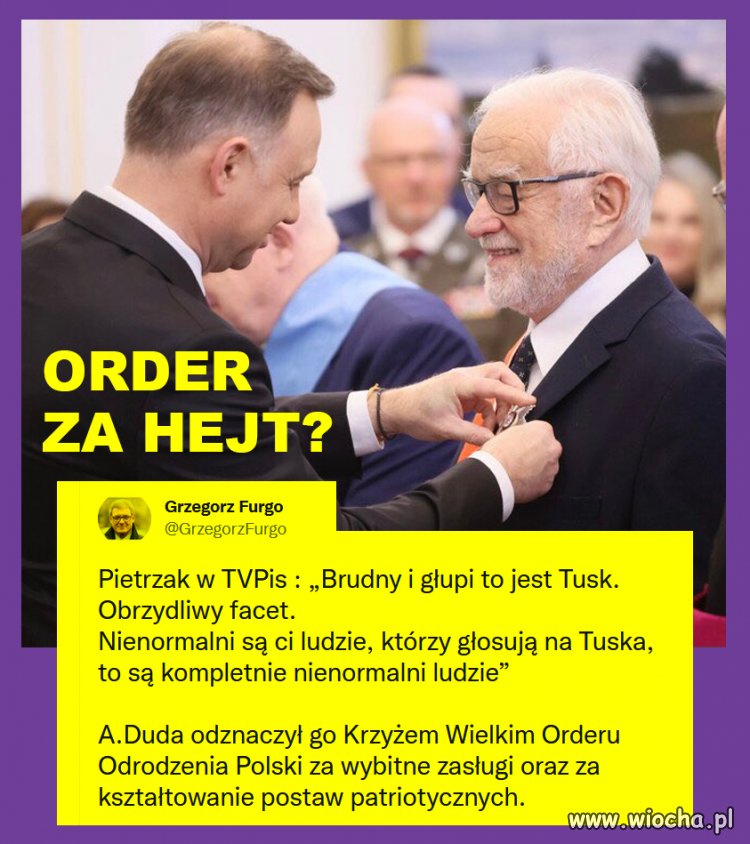  duda NAPLUŁ LUDZIOM W TWARZ 