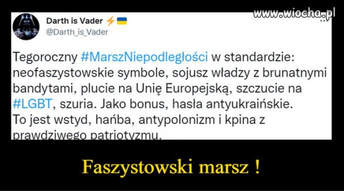 Polska PiSu coraz bardziej brunatna...