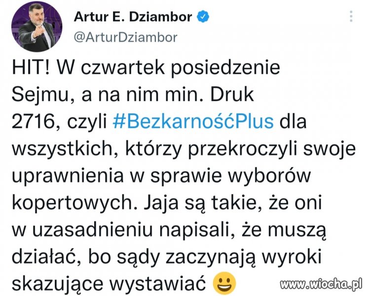 Pisiory zaczynają się telepac