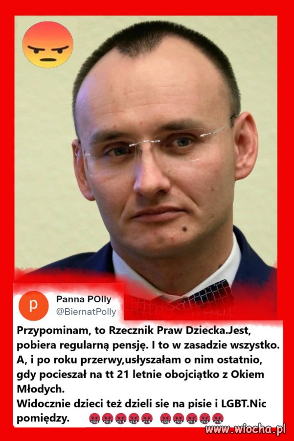 Nie broni dzieci, nie broni ofiar pedofili, ani ofiar przemocy psychicznej i fizycznej, za to broni oprawców .