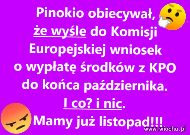 Jak mogą wysłać wniosek skoro nie wypełnili podstawowych warunków wymienionych w kamieniach milowych - na które sami się zgodzili!