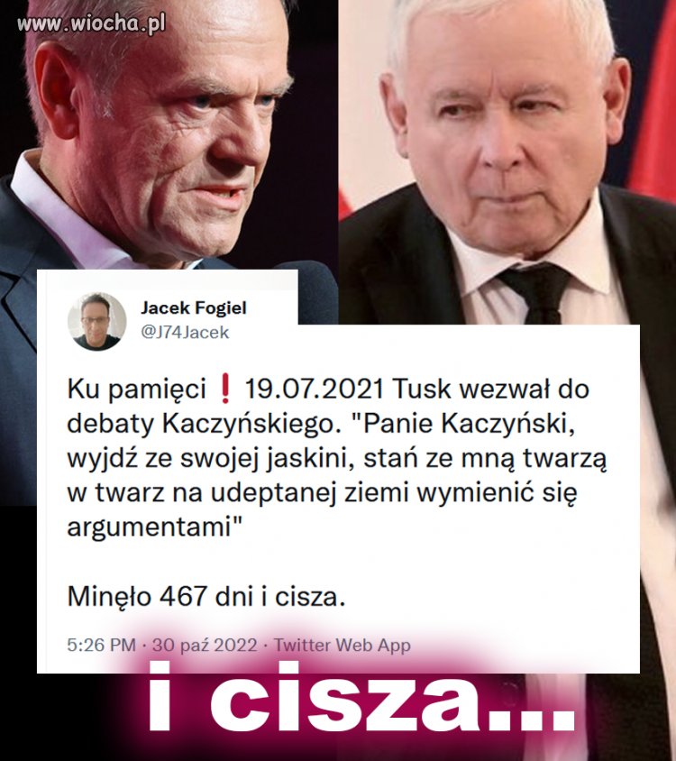 I kto tu jest tchórzem?
