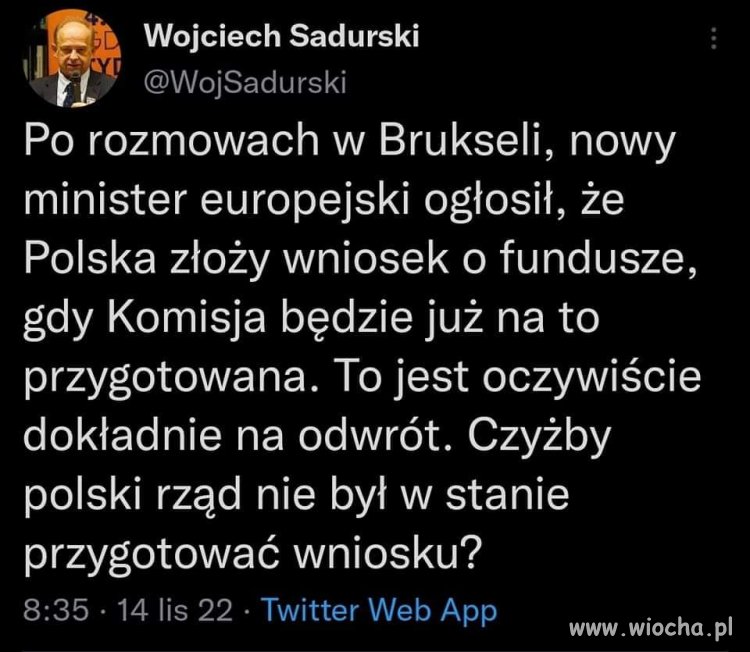 Tak to jest, gdy wysyła się dyletanta