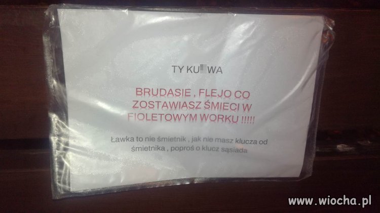 Info dla Brudasa na ławce
