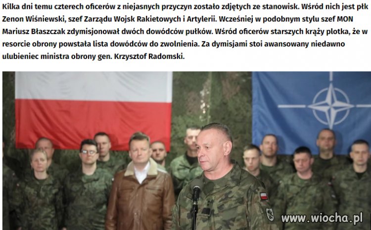 Czystki w armii
