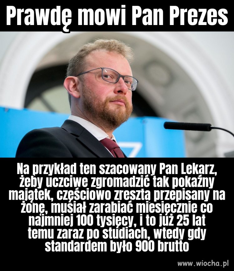 Dopiero w ministerstwie zbiedniał 