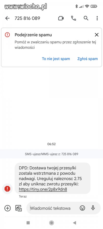 Zapamiętajcie ten nr, kolejny śmieć