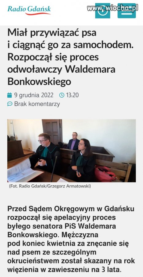 Senator PiS w akcji.