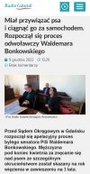 Senator PiS w akcji.