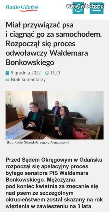 Senator PiS w akcji.