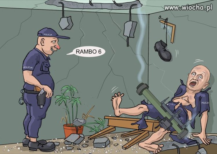 Rambo na miarę PiSu Kaczyńskiego...
