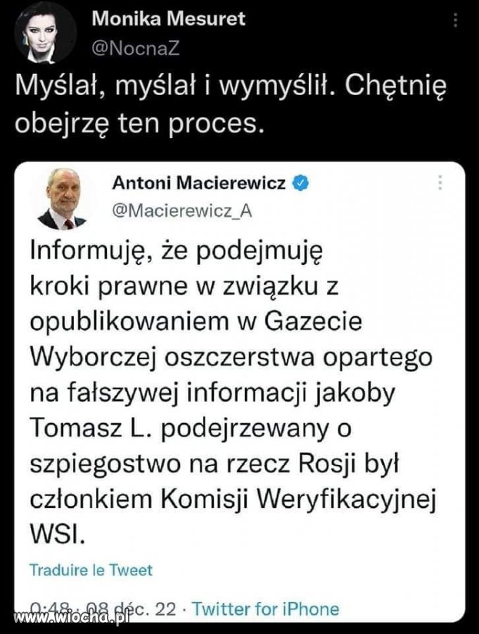Czekamy z niecierpliwością na te kroki...