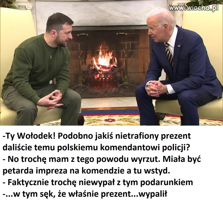 Prezent wypalił