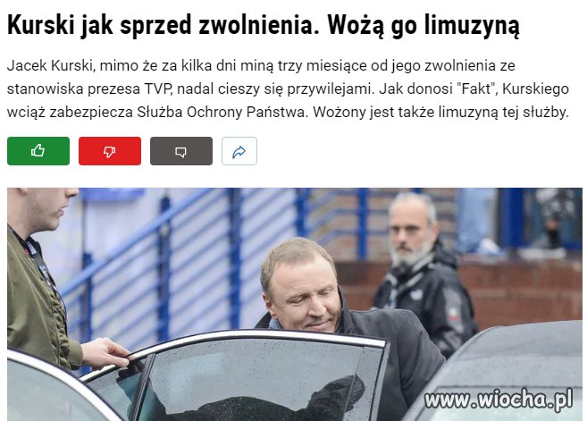Prywatna limuzyna na koszt podatnika