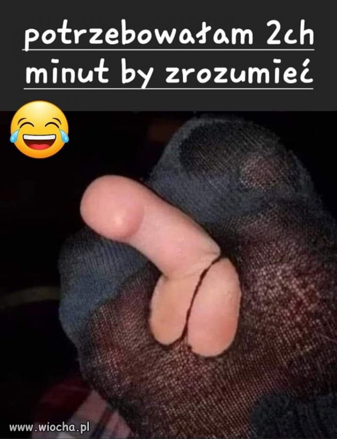 Jakiś choojowy ten palec