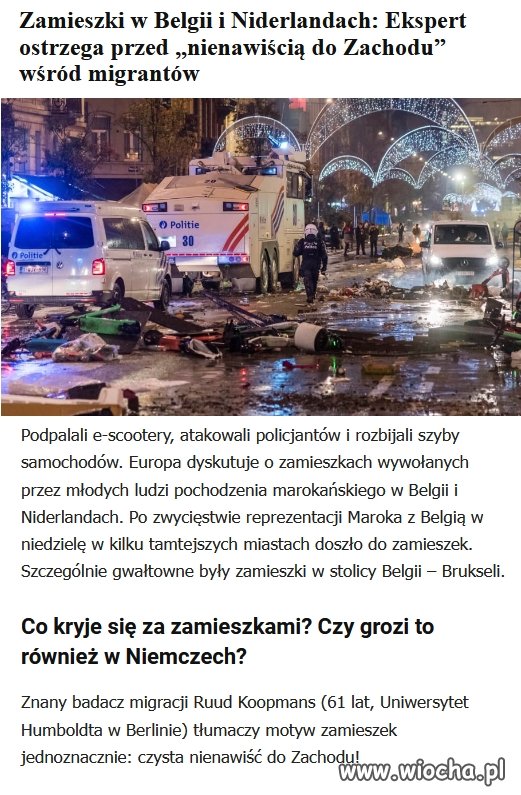 Czysta nienawiść do zachodu.