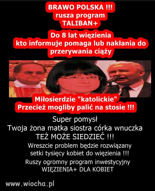 Ciemnota sojuszu PiSu z sekta kościoła, nie dają za wygrane!