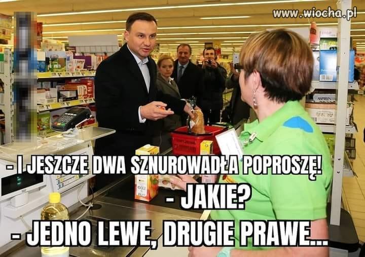 Anżej na zakupach