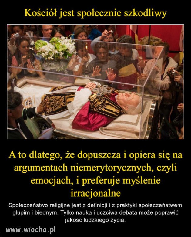 KK jest największym źródłem zacofania w Polsce.