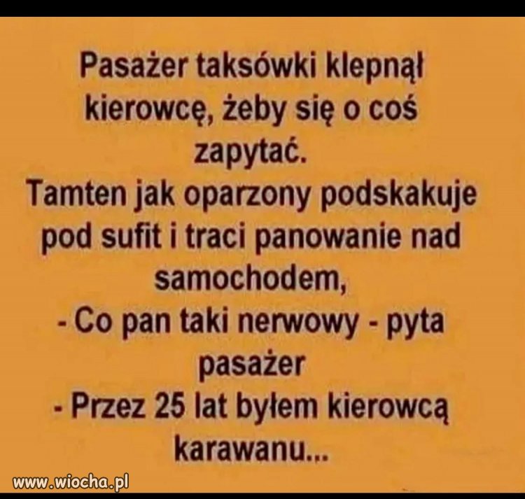 Gdy byłeś kierowcą...