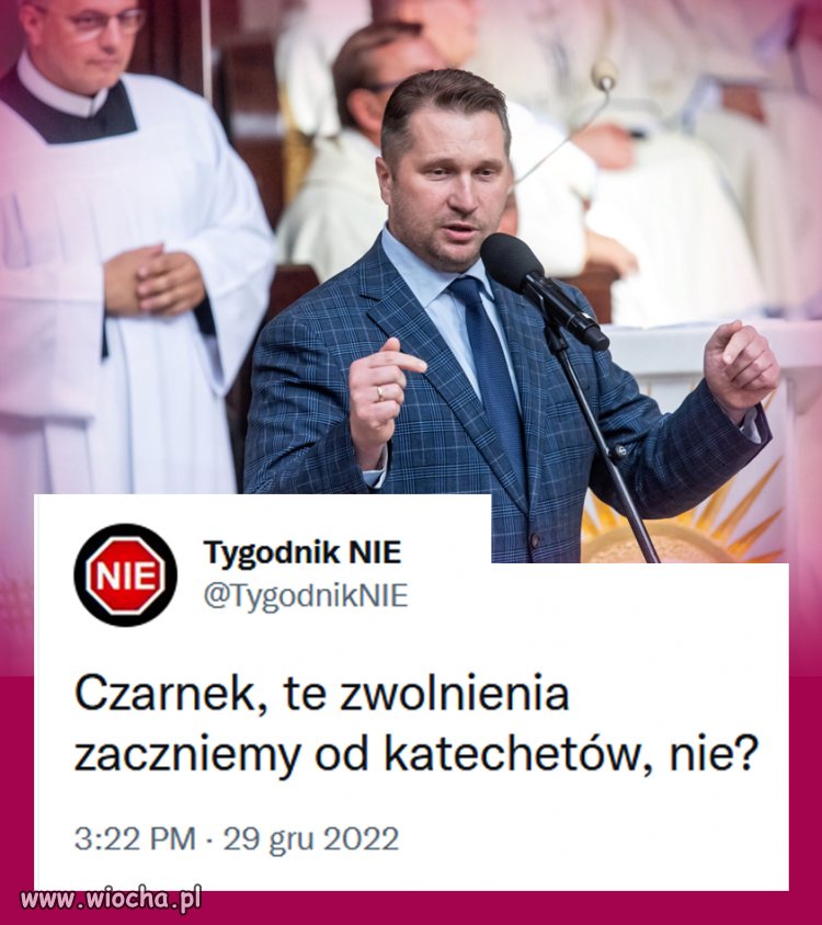 Religia do kościoła, zwolnić ze szkół katechetów!!