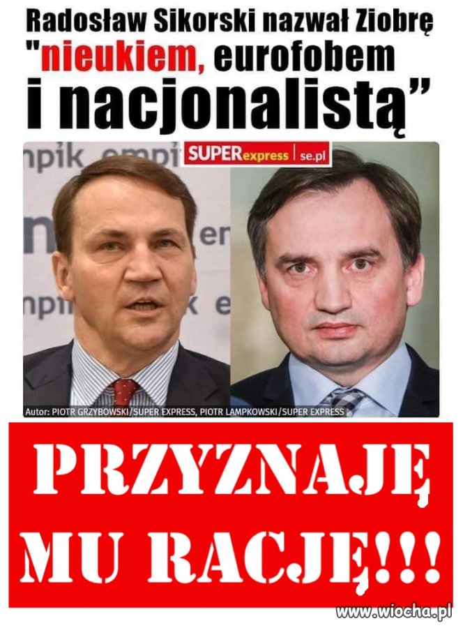 Ziobro jedynie co potrafi to wydawać niezgodne z prawem fundusze 