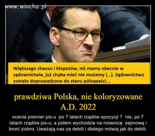 Oni za debili uważają swój wierny elektorat.