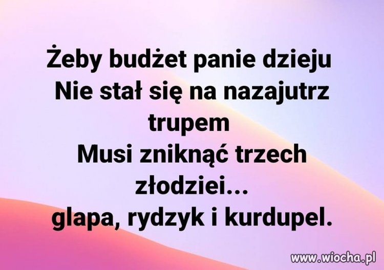 Z cyklu ''złote myśli''