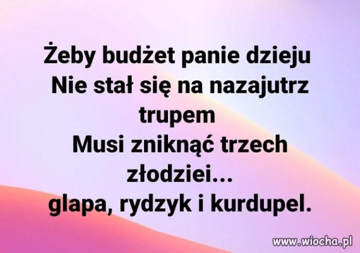 Z cyklu ''złote myśli''