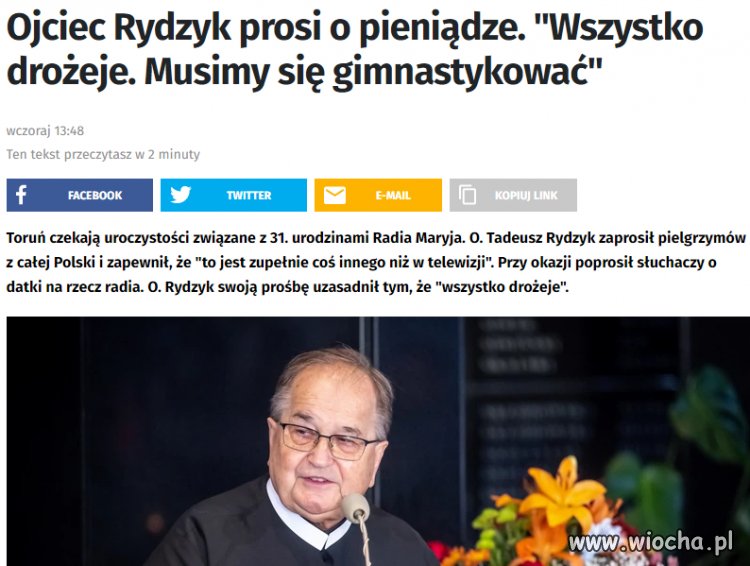 To może zamiast wyciągać kasę od innych