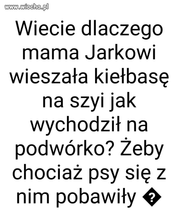 Suchar na dziś