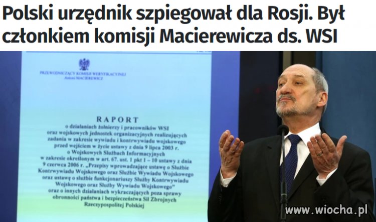 Ilu takich znajomych ma jeszcze Macierewicz