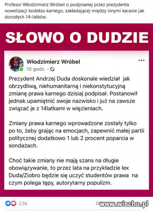 Dla mnie jest to kolejny przykład DEBILizmu
